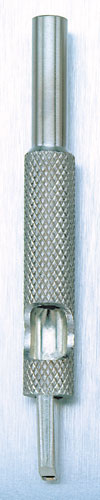 Stainless Steel 6 Needle Flat Tip Shader Tube