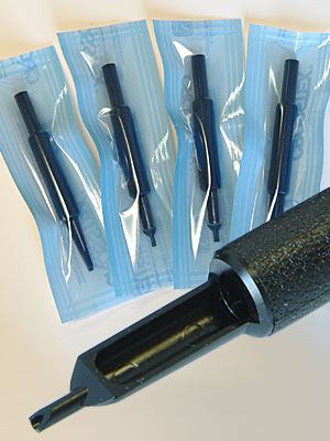 Sterilized Lexan 1, 3 or 5 Needle Round Tip Tube