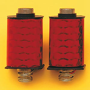 1 Pair Red Deluxe Machine Coils