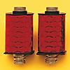 1 Pair Red Deluxe Machine Coils