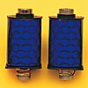 1 Pair Blue Deluxe Machine Coils