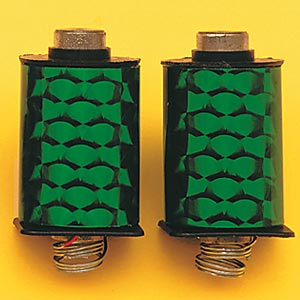 1 Pair Green Deluxe Machine Coils