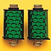 1 Pair Green Deluxe Machine Coils