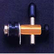 Gold-Plated Front Binding Post with Contact Screw