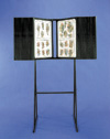 Flash Rack  1 Tier Floor Unit  with Black Plastic Panels