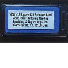 Stainless Steel Square Cut Rider Needles<br><font color=