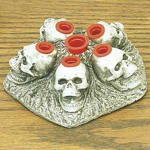 Skull Ink Cap Holder (Stone Finish Only)