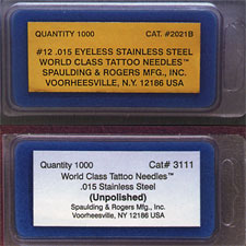 World Class&trade; .015 Stainless Steel Needles
