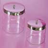 Glass Jar with Stainless Steel Cover, 4
