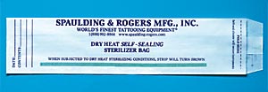 Spaulding & Rogers Dry Heat Self Sealing Sterilization Bag