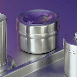 Stainless Steel Dressing Jar w/Cover, 16 oz.