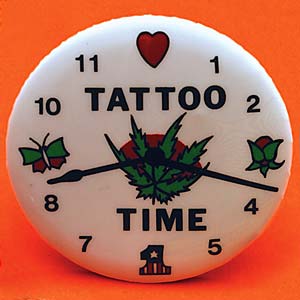 Tattoo Time Button/ OUT OF STOCK