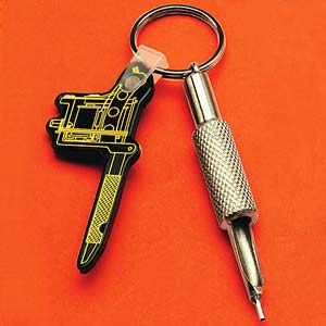 Our Shorty Liner Tube Key Fob