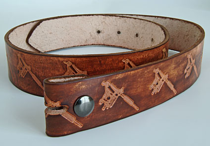 Antiqued Leather Belt