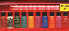 Sta-Glo #4 Color Sampler Pack<br><i>1/2oz Bottle of All Ten Colors</i>