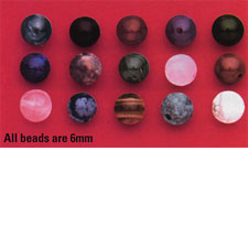 Semi-Precious Stone Bead - 6mm