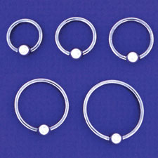 Sterilized Captive Bead Ring 14 Gauge