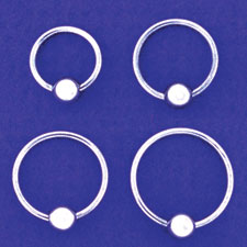 Sterilized Captive Bead Ring 18 Gauge