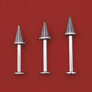 Spiked Labrets - 14 Gauge