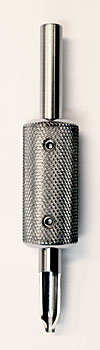 4 Needle Flat 3-Piece Tube with Machined Tip and 3/4" Grip