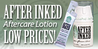 After Inked Tattoo Aftercare and Moisturizing Lotion