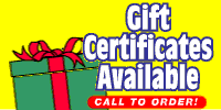 Huck Spaulding Enterprises Gift Certificates Available - Call 518-768-2070 to Order