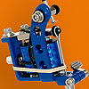 Blue Powder Coated Puma Quick Change Machine Head with 10-Wrap Coils