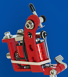 Red Powder Coated Puma Quick Change Machine Head