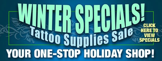 Huck Spaulding Enterprises, Inc. Tattoo Equipment & Supplies Winter Specials