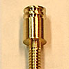 6-32 Brass Machined Plain Contact Screw