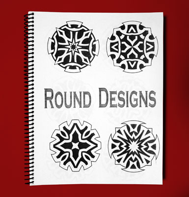 Sketch Sheets - Round Designs