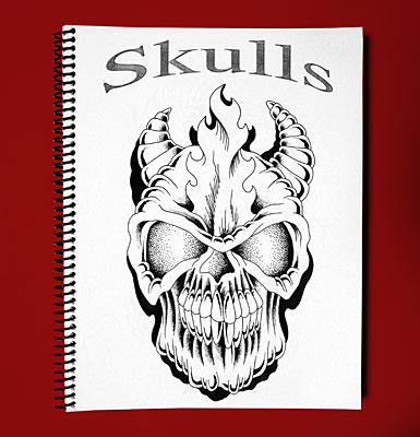 Sketch Sheets - Skulls