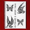 Sketch Sheets - Tribal Eagles and Butterflies