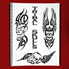 Sketch Sheets - Tribal Skulls