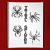 Sketch Sheets - Tribal Spiders