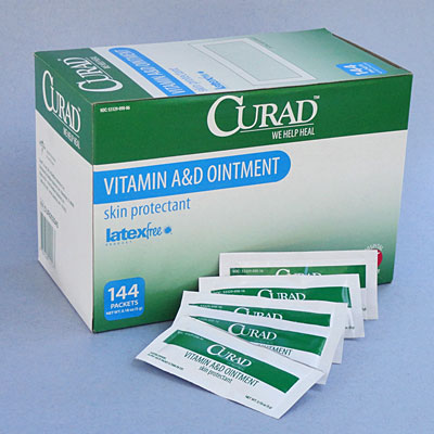 Vitamin A&D Ointment Foil Packets (144/Box)