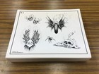 Kari Barba B & W Tattoo Design Flash Lot of 196