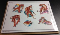 Pinky Yun Color Tattoo Flash Set Lot of 30