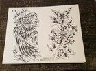 Spaulding & Rogers B & W Tattoo Flash Lot of 306